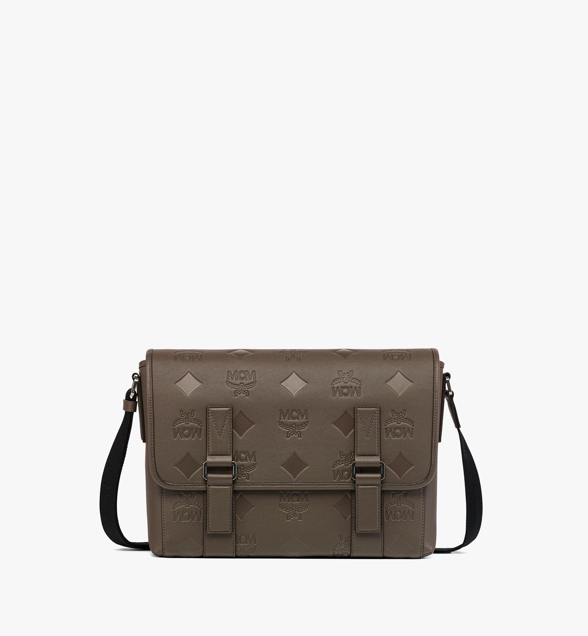 Aren Messenger in Maxi Monogram Leather 1